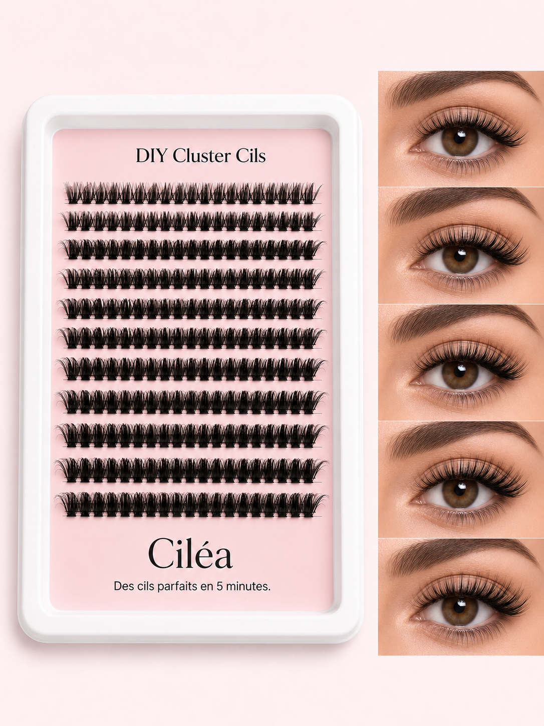 Ciléa Starter Kit— Extensions de cils sans colle | Pose en 5 min, tenue jusqu'à 10 jours